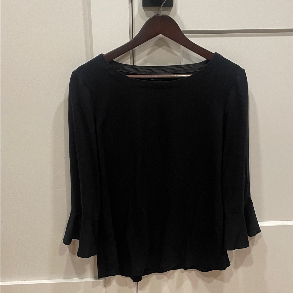 Lands' End Black Women's Blouse